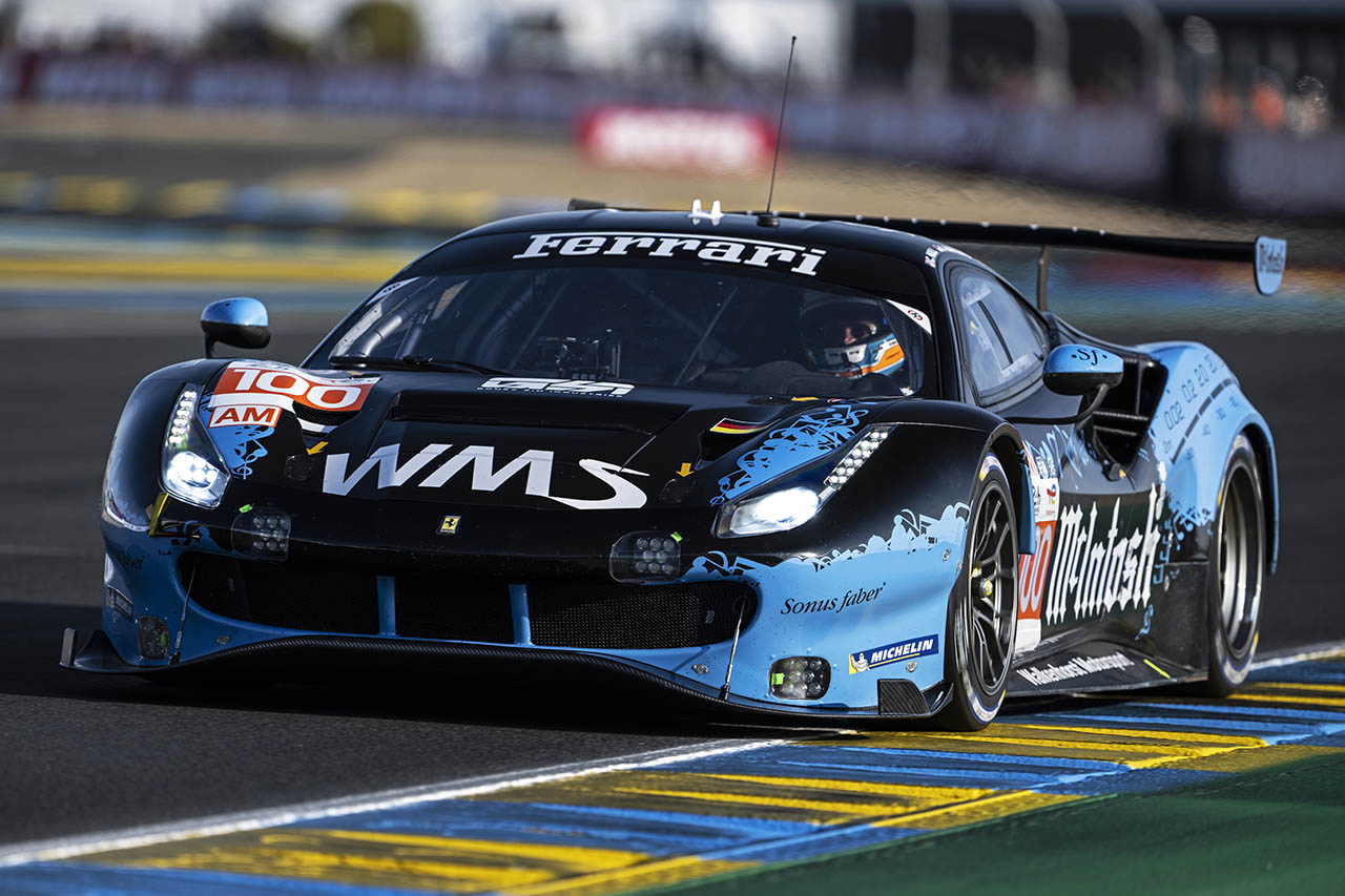 100号車フェラーリ488 GTEエボ（ワーケンホルスト・モータースポーツ）　2023年WEC第4戦ル・マン24時間レース