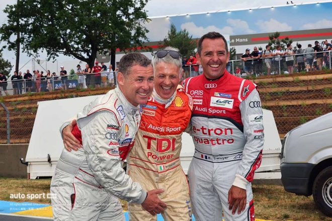 左からトム・クリステンセン、リナルド・カペッロ、ブノワ・トレルイエ　センテナリー・パレード