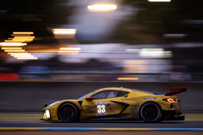 LMGTEアマクラスを制した33号車シボレー・コルベットC8.R（コルベット・レーシング）　2023年WEC第4戦ル・マン24時間レース