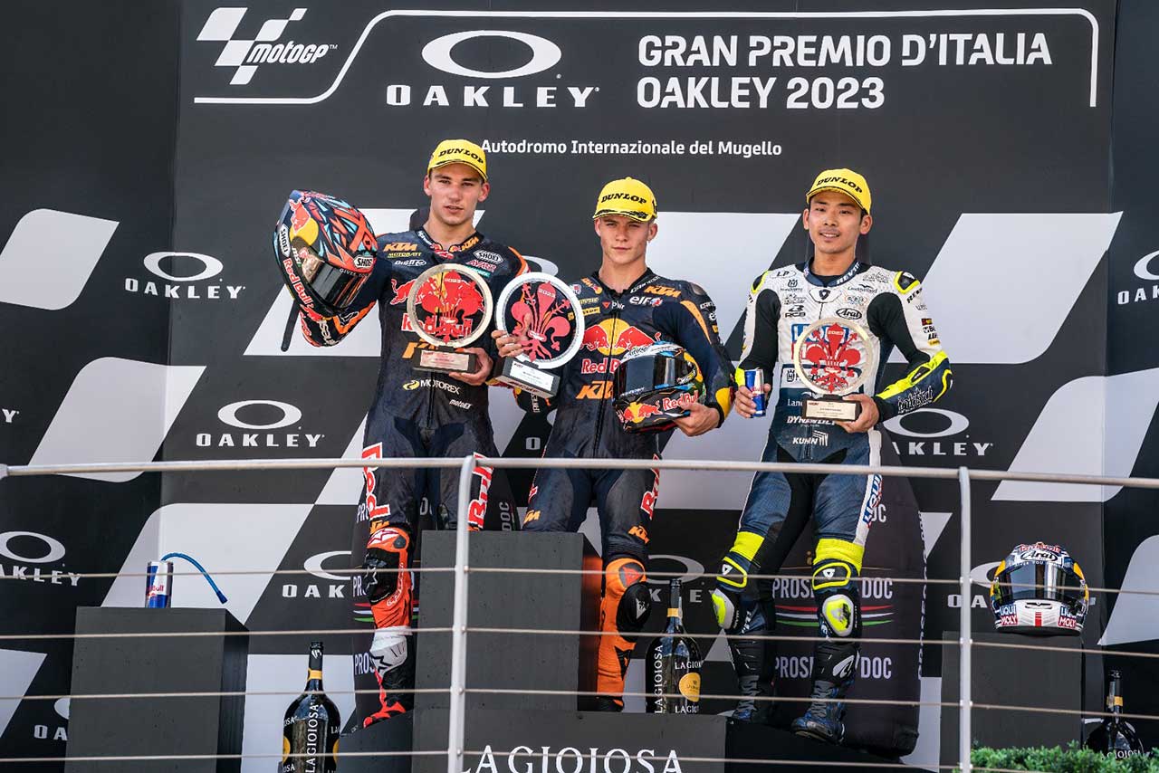 2023MotoGP第6戦イタリアGP Moto3 表彰式