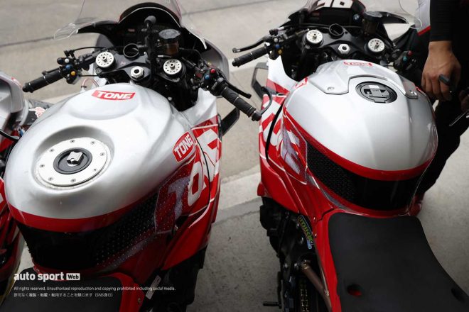 TONE RT SYNCEDGE 4413 BMWのBMW M1000RR／2023鈴鹿8耐合同テスト
