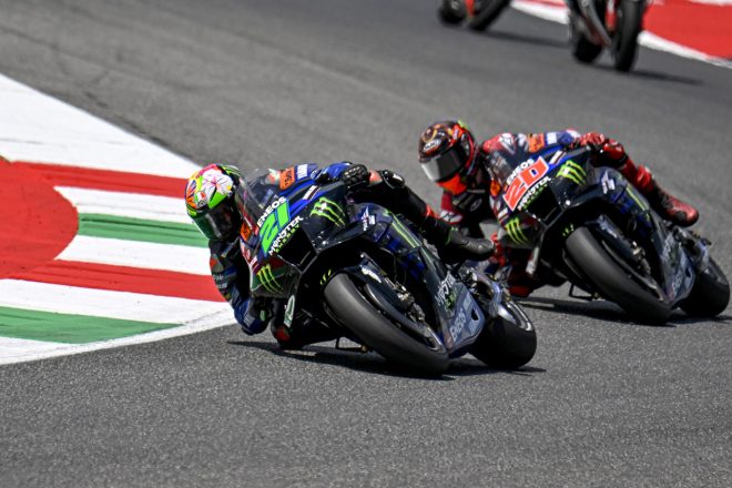 フランコ・モルビデリとファビオ・クアルタラロ（モンスターエナジー・ヤマハMotoGP）／2023MotoGP第6戦イタリアGP 決勝