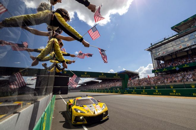 コルベット・レーシングの33号車シボレー・コルベットC8.R　2023年WEC第4戦ル・マン24時間レース