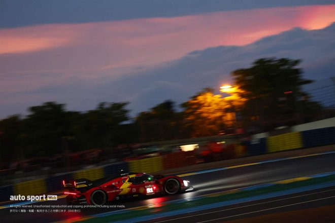 100周年記念大会で優勝したフェラーリAFコルセの51号車フェラーリ499P　2023年WEC第4戦／第91回ル・マン24時間レース