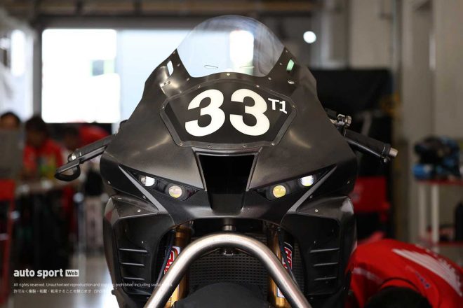 Team HRCのホンダCBR1000RR-R／2023鈴鹿8耐合同テスト