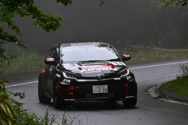 奴田原文雄／東駿吾組（ADVAN カヤバ KTMS GRヤリス）　2023全日本ラリー第5戦丹後