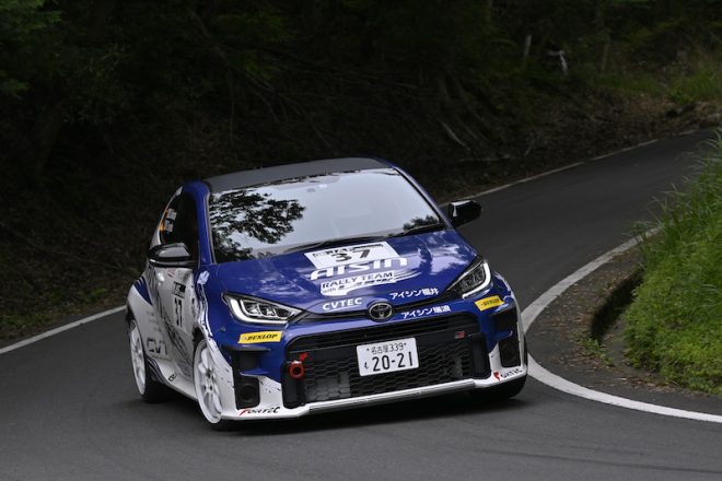 大倉聡／豊田耕司組（AISIN GR Yaris CVT）　2023全日本ラリー第5戦丹後