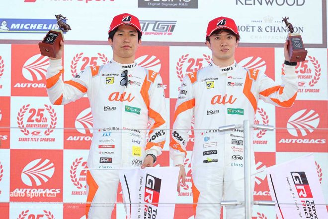 2023スーパーGT第3戦鈴鹿　坪井翔／宮田莉朋（au TOM’S GR Supra）