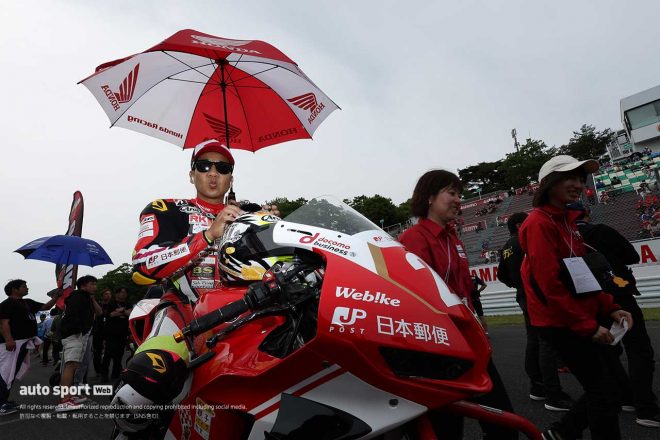 小山知良選手。残念ながらSUGOでは表彰台獲得ならず