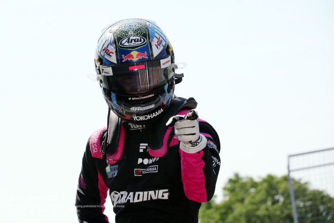 2023スーパーフォーミュラ第5戦SUGO　今季2度目のPP獲得となった大湯都史樹（TGM Grand Prix）