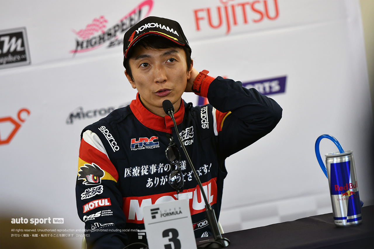 2023スーパーフォーミュラ第5戦SUGO　野尻智紀（TEAM MUGEN）