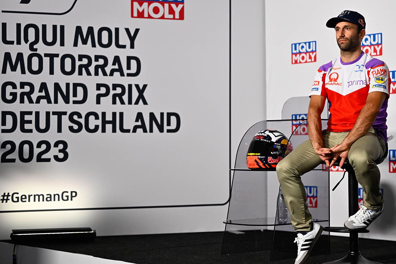 2023MotoGP第7戦ドイツGPのプレスカンファレンスに出席したヨハン・ザルコ（プリマ・プラマック・レーシング）