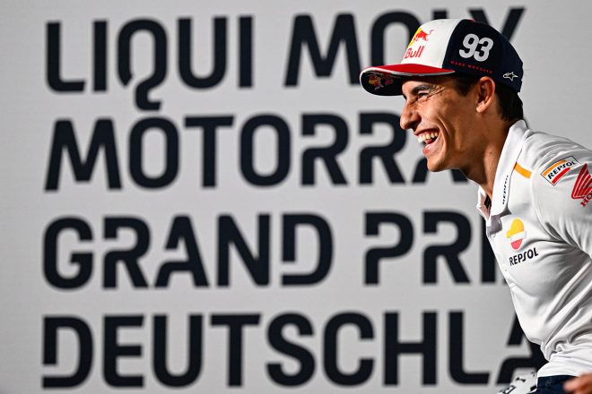 2023MotoGP第7戦ドイツGPのプレスカンファレンスに出席したマルク・マルケス（レプソル・ホンダ・チーム）