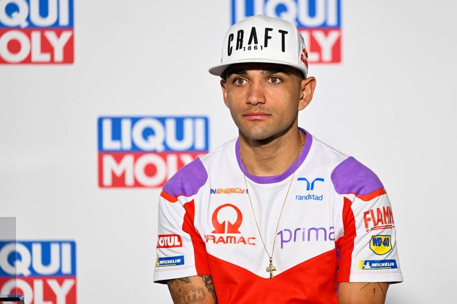 2023MotoGP第7戦ドイツGPのプレスカンファレンスに出席したホルヘ・マルティン（プリマ・プラマック・レーシング）