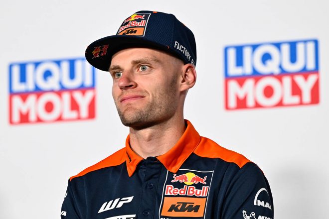 2023MotoGP第7戦ドイツGPのプレスカンファレンスに出席したブラッド・ビンダー（レッドブルKTMファクトリー・レーシング）
