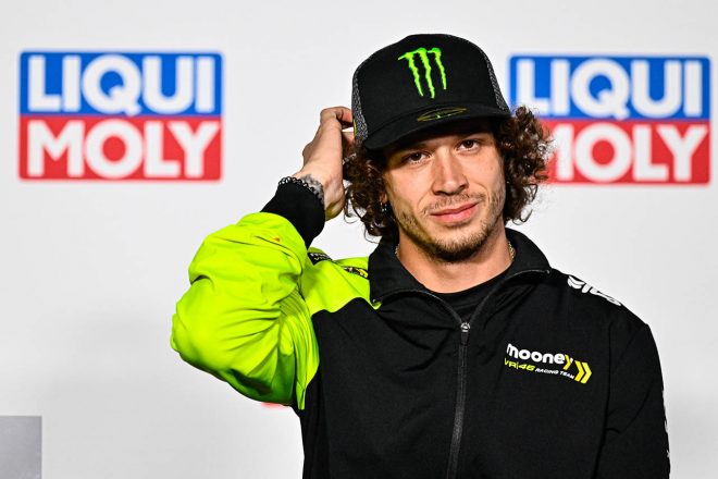 2023MotoGP第7戦ドイツGPのプレスカンファレンスに出席したマルコ・ベゼッチ（ムーニーVR46レーシング・チーム）