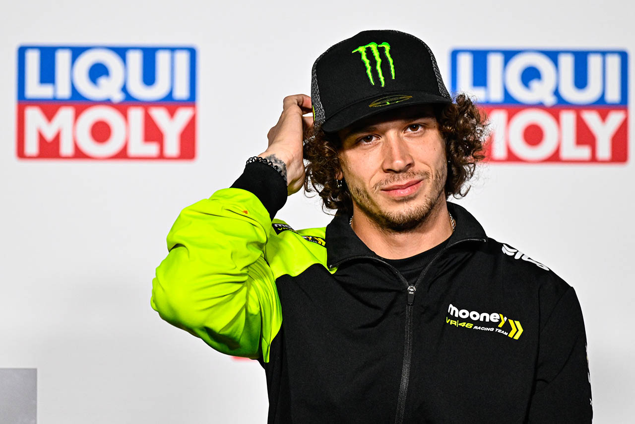 2023MotoGP第7戦ドイツGPのプレスカンファレンスに出席したマルコ・ベゼッチ（ムーニーVR46レーシング・チーム）