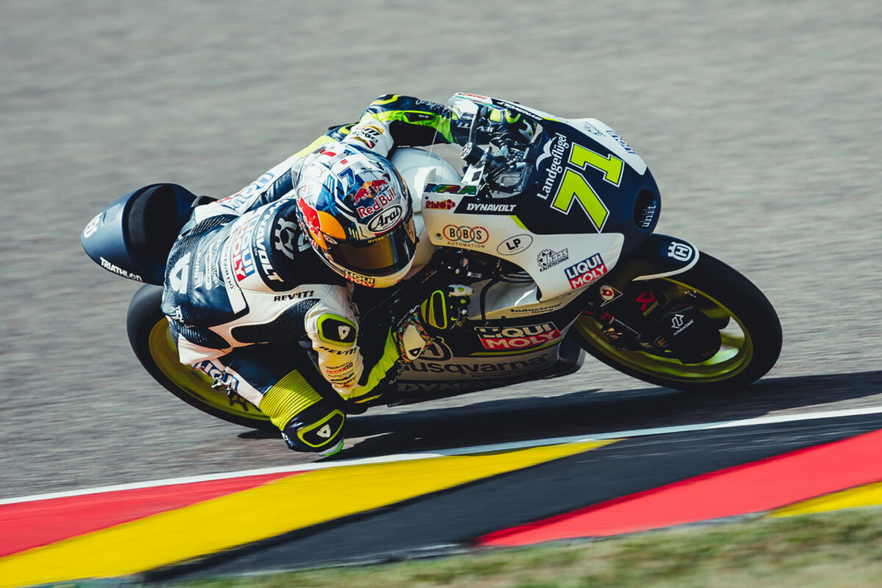 Moto3：佐々木歩夢（Liqui Moly Husqvarna Intact GP）／2023MotoGP第7戦ドイツGP