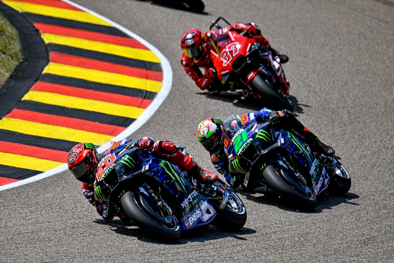 ファビオ・クアルタラロ（モンスターエナジー・ヤマハMotoGP）／フランコ・モルビデリ（モンスターエナジー・ヤマハMotoGP）／2023MotoGP第7戦ドイツGP