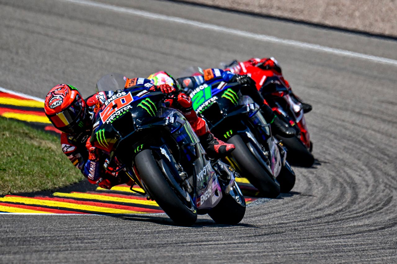 ファビオ・クアルタラロ（モンスターエナジー・ヤマハMotoGP）／フランコ・モルビデリ（モンスターエナジー・ヤマハMotoGP）／2023MotoGP第7戦ドイツGP