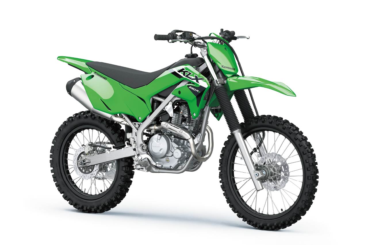 カワサキ・KLX230R S（2024年モデル／ライムグリーン）