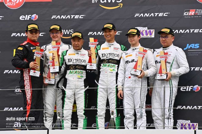 2023GTワールドチャレンジ・アジア第4戦富士　GT3クラスの表彰式