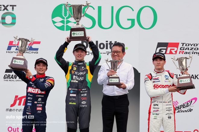 2023スーパーフォーミュラ第5戦SUGO 表彰式