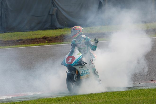 尾野弘樹（P.MU 7C GALE SPEED）J-GP3 決勝：優勝