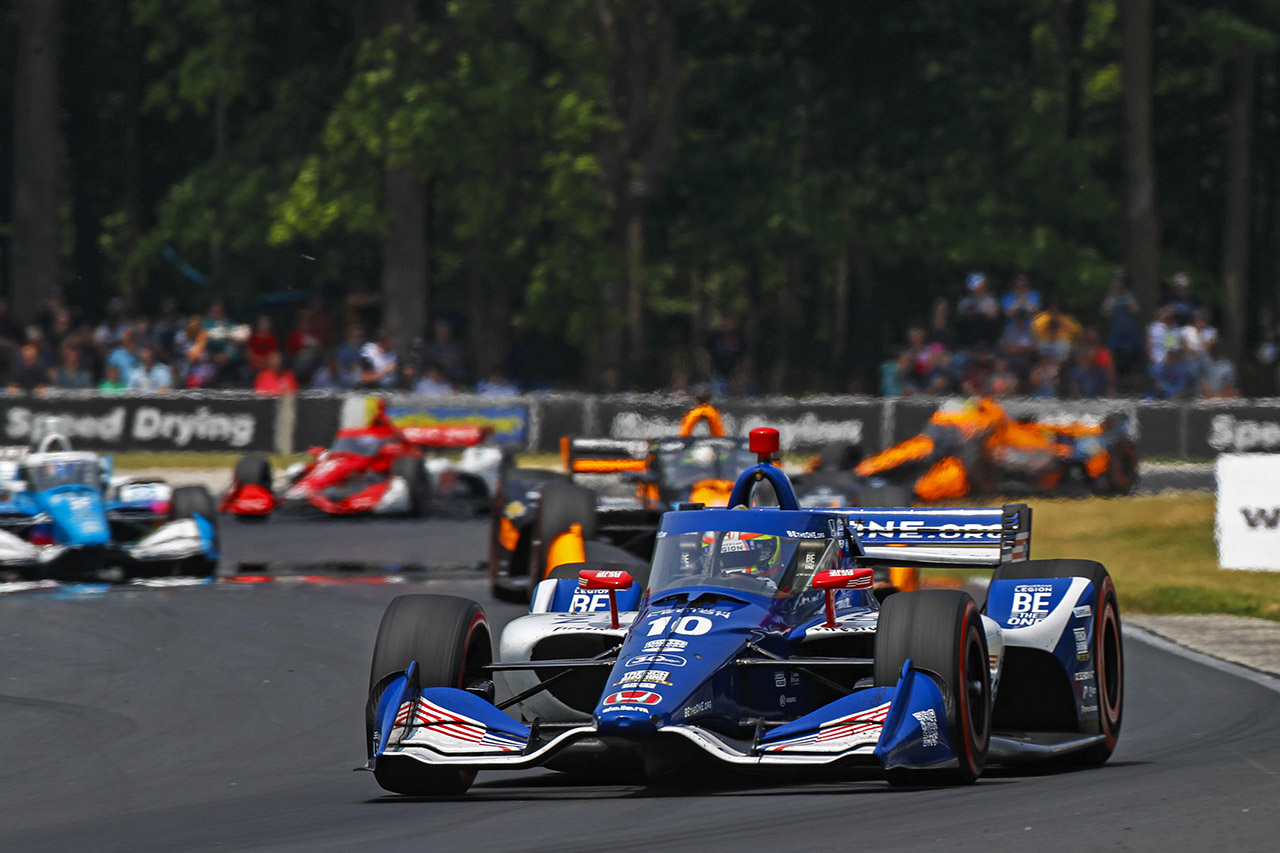 インディカー第8戦ロードアメリカ　アレックス・パロウ（チップ・ガナッシ・レーシング）