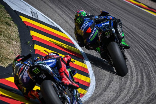 ファビオ・クアルタラロ（モンスターエナジー・ヤマハMotoGP）／フランコ・モルビデリ（モンスターエナジー・ヤマハMotoGP）／2023MotoGP第7戦ドイツGP決勝