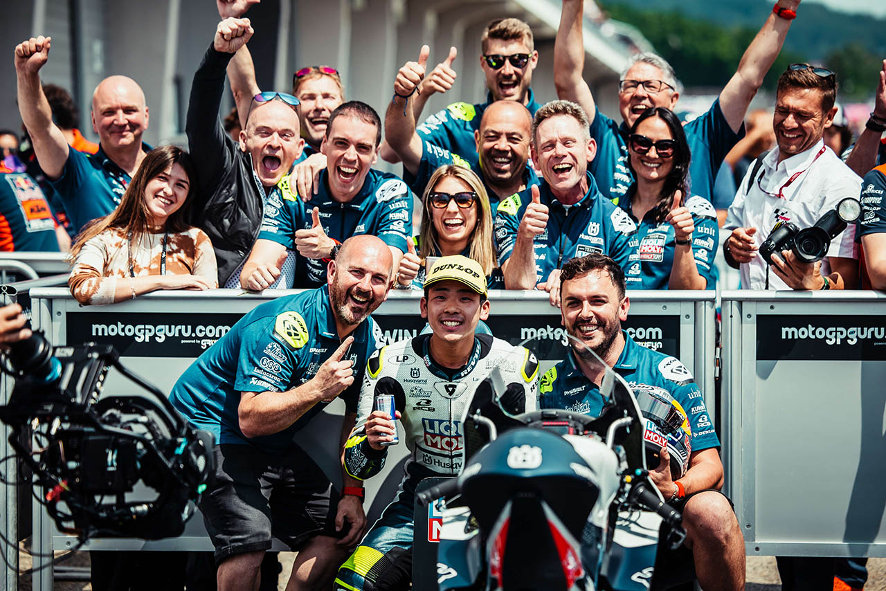 Moto3：佐々木歩夢（Liqui Moly Husqvarna Intact GP）／2023MotoGP第7戦ドイツGP