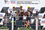 Moto3：表彰式の様子／2023MotoGP第7戦ドイツGP
