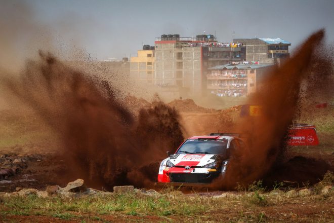 勝田貴元/アーロン・ジョンストン組(トヨタGRヤリス・ラリー1) 2023年WRC第7戦サファリ・ラリー・ケニア