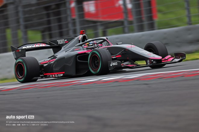 2023スーパーフォーミュラ富士公式テスト　大湯都史樹（TGM Grand Prix）