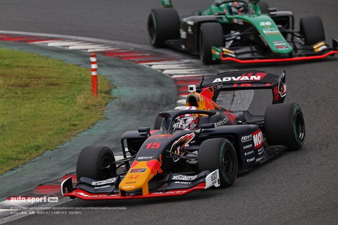 2023スーパーフォーミュラ富士公式テスト　リアム・ローソン（TEAM MUGEN）