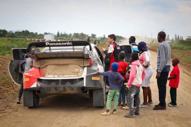 エルフィン・エバンス/スコット・マーティン組(トヨタGRヤリス・ラリー1) 2023年WRC第7戦サファリ・ラリー・ケニア