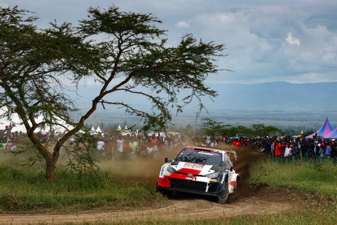勝田貴元/アーロン・ジョンストン組(トヨタGRヤリス・ラリー1) 2023年WRC第7戦サファリ・ラリー・ケニア