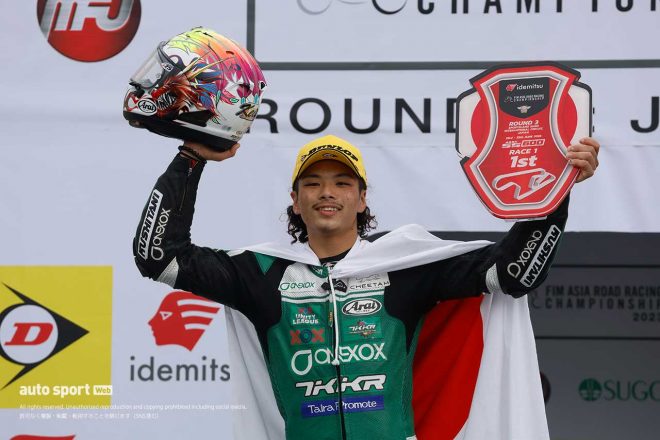 SS600 レース1：阿部恵斗（ONEXOX TKKR Racing Team）／2023FIMアジアロード第3戦日本ラウンド