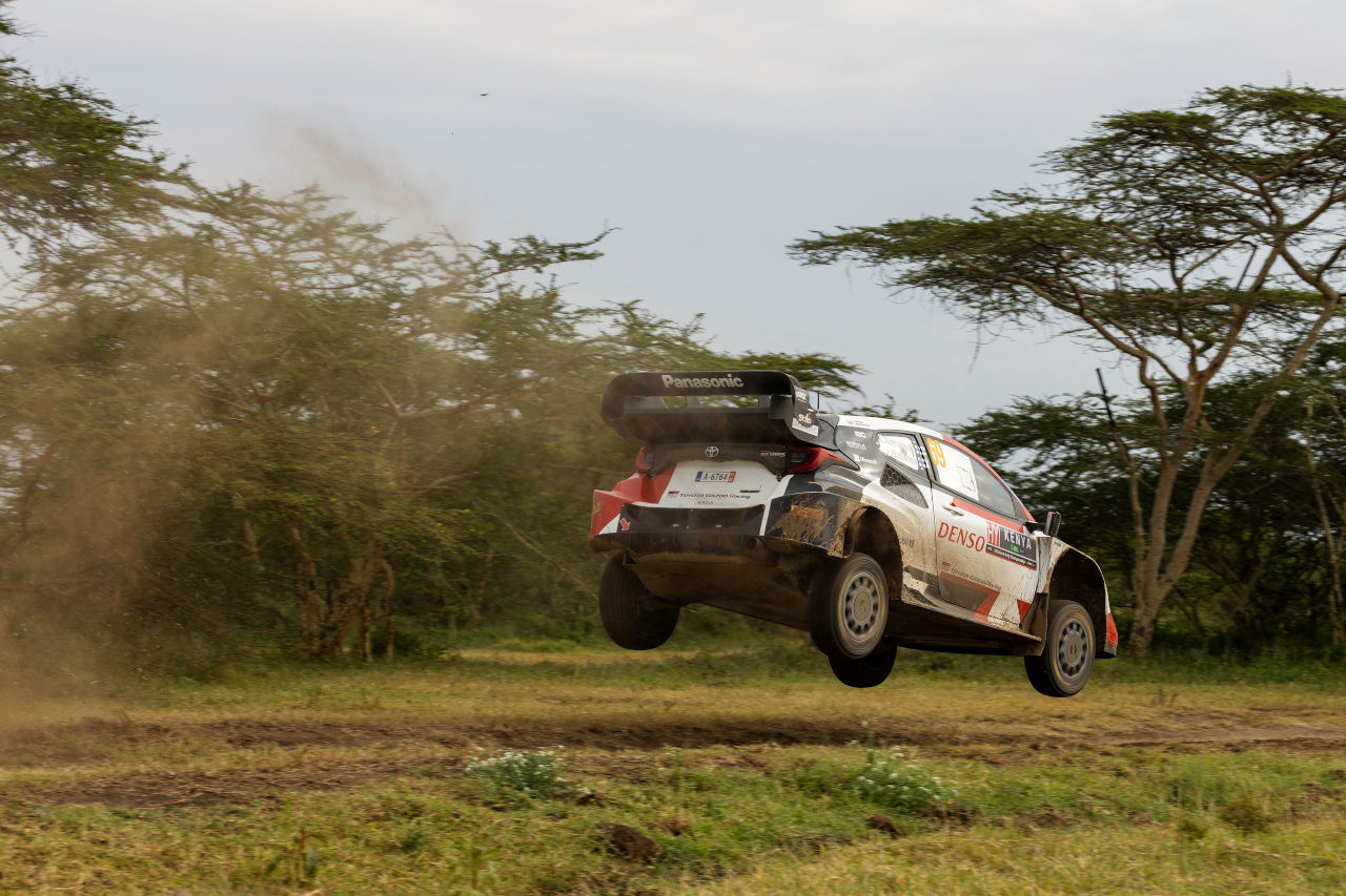 6.7秒差で8冠王者に敗れたディフェンディングチャンピオンのカッレ・ロバンペラ（トヨタGRヤリス・ラリー1）　2023年WRC第7戦サファリ・ラリー・ケニア