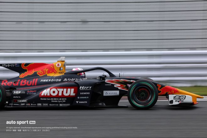 2023スーパーフォーミュラ富士公式テスト　リアム・ローソン（TEAM MUGEN）