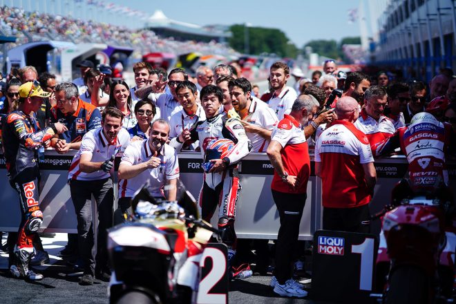 Moto2：2位表彰台を獲得した小椋藍（IDEMITSU Honda Team Asia）／2023MotoGP第8戦オランダGP 決勝