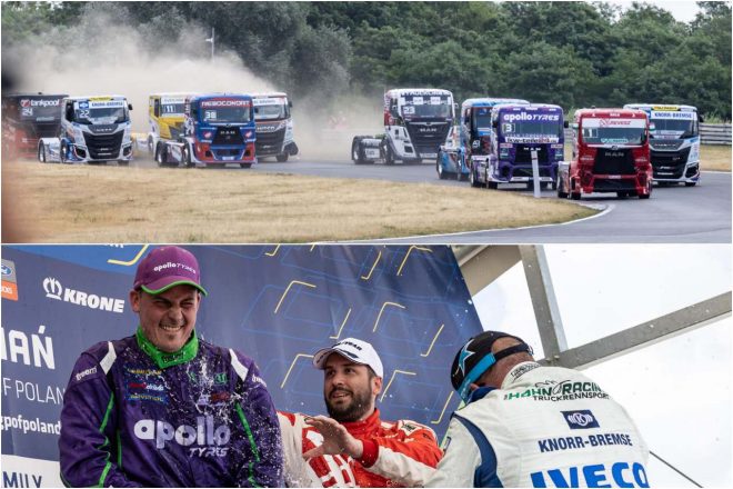 続くETRC第4戦はシリーズ最大のハイライトとして、欧州の物流業界関係者やファミリーらが集結するドイツ・ニュルブルクリンクでの『ADACトラック・グランプリ』が争われる