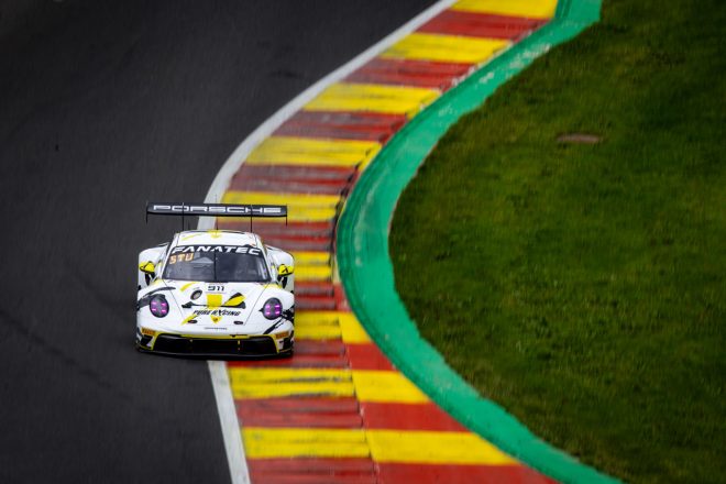 911号車ポルシェ911 GT3 R（ピュア・レクシング）　2023スパ24時間