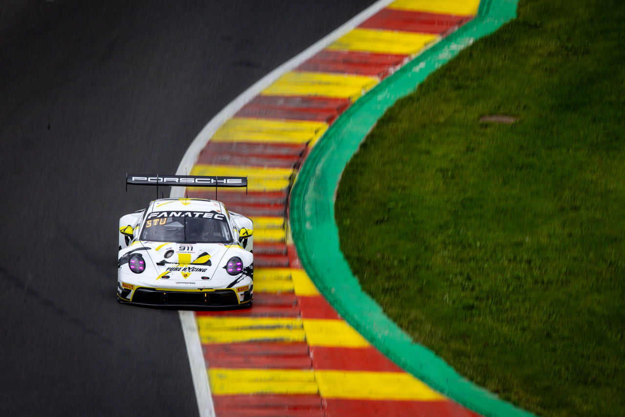 911号車ポルシェ911 GT3 R（ピュア・レクシング）　2023スパ24時間