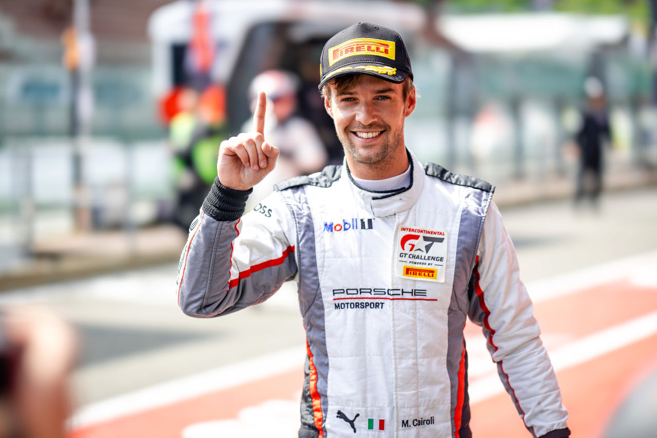 ポールポジションを獲得したマッテオ・カイローリ（フーバー・モータースポーツ）　2023スパ24時間