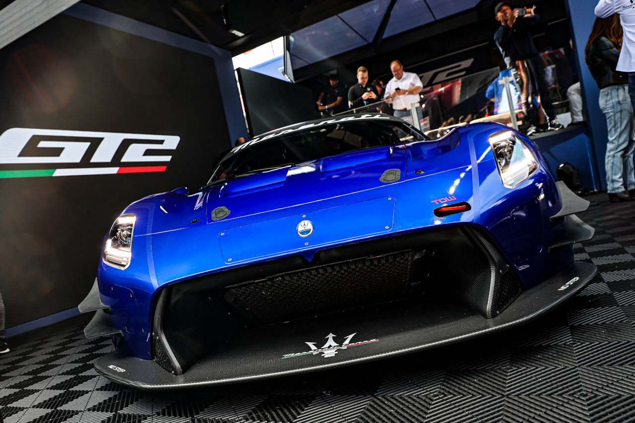 スパ・フランコルシャンで一般初公開されたマセラティGT2　2023スパ24時間