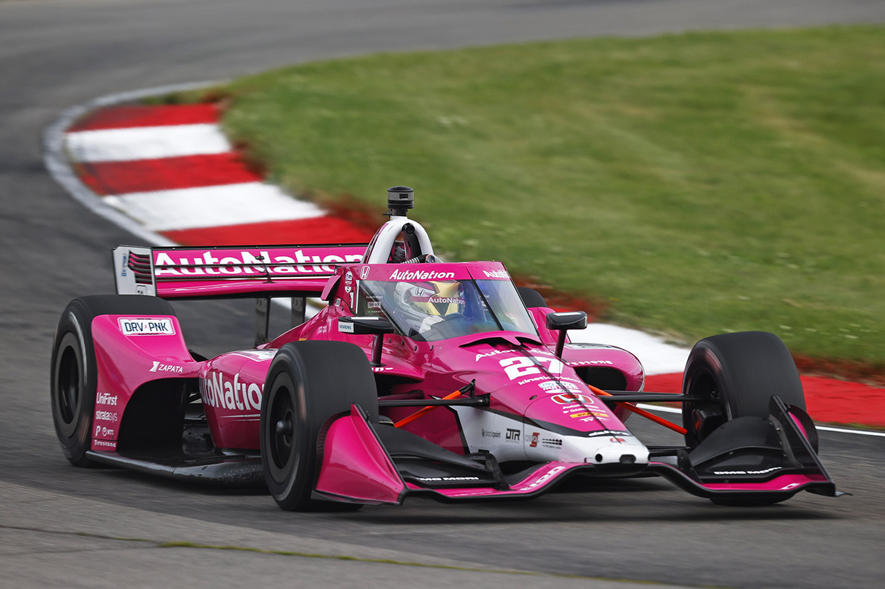 インディカー第9戦ミド・オハイオ　カイル・カークウッド（アンドレッティ・オートスポート）