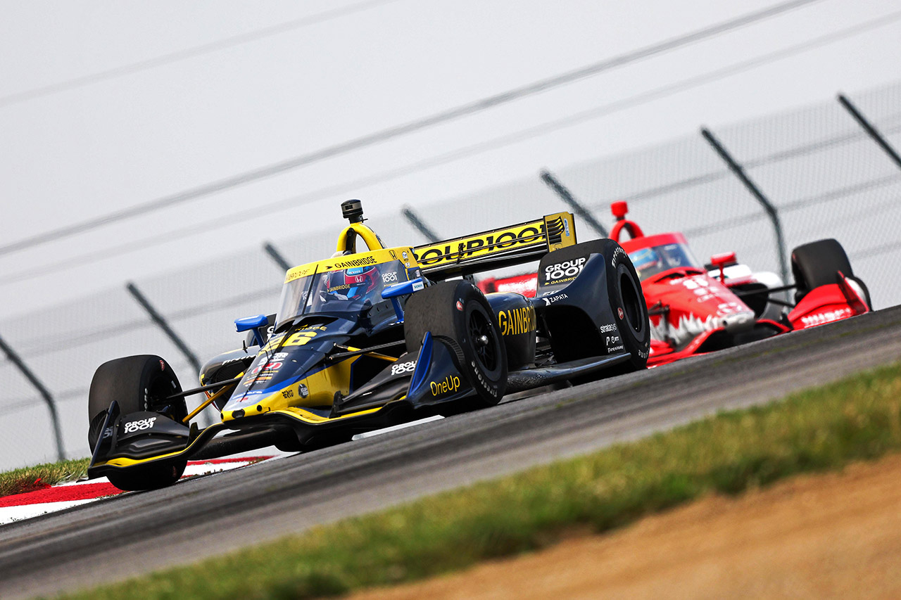 インディカー第9戦ミド・オハイオ　コルトン・ハータ（アンドレッティ・オートスポート・W／カーブ・アガジャニアン）