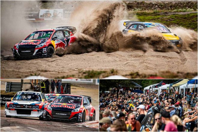 CE Dealer Teamの23歳クララ・アンダーソン（PWR RX1e）はドライブシャフトが破損、さらにWRC世界ラリー選手権"9冠"のローブはパワーステアリングにトラブルを抱えるなど、クリストファーソンの独走を止める手立てが次々と潰える展開に