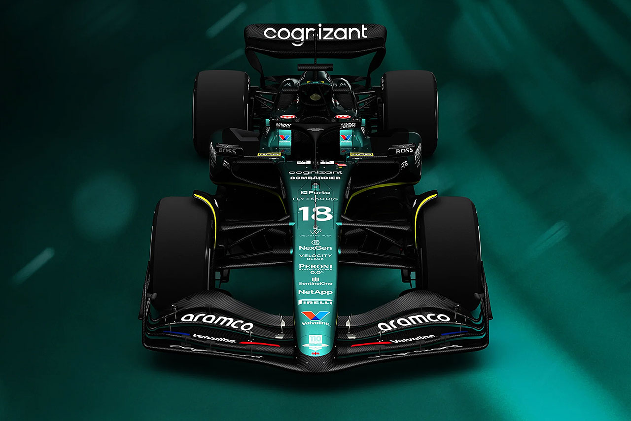 アストンマーティンF1のマシン『AMR23』／イギリスGP特別カラーリング